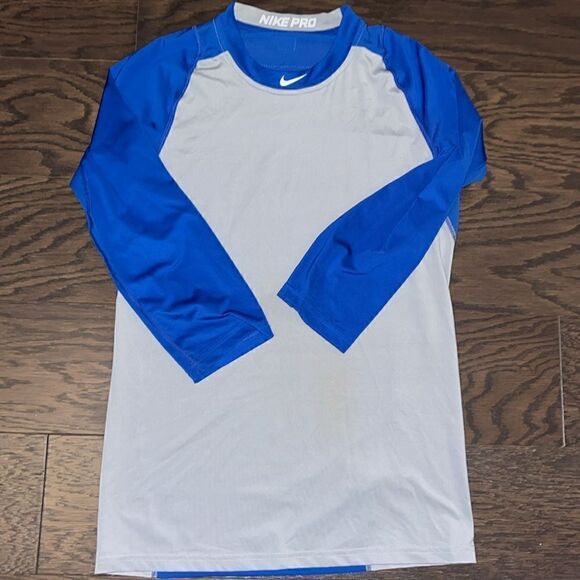 Nike Pro MLB Baseball 3/4 sleeve warm up under shirt Los Angeles Dodgers Royals - Picture 1 of 4